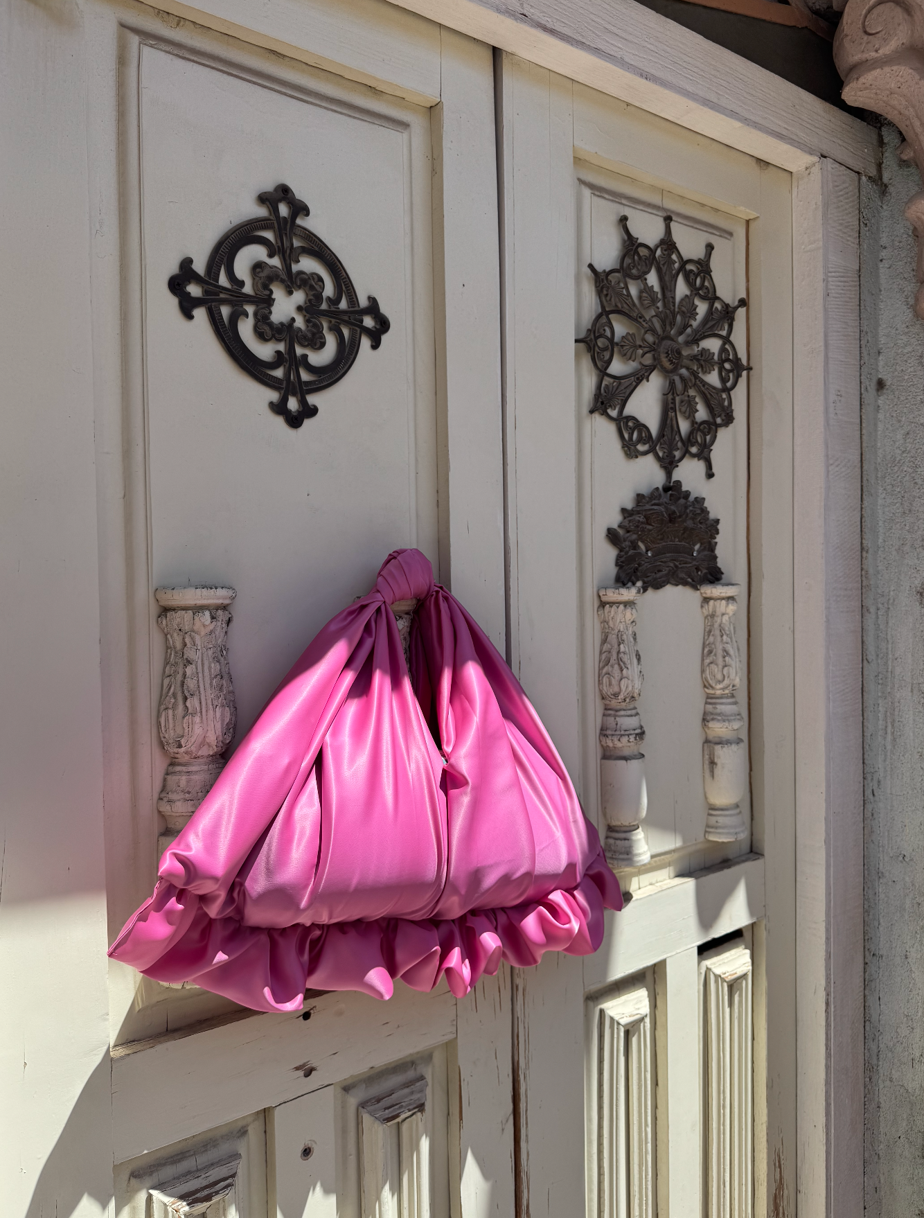 bolsa mala rosa mediana