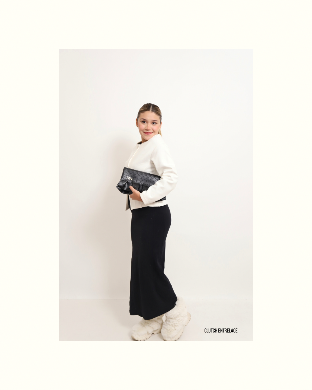 Mala Clutch Entrelacé