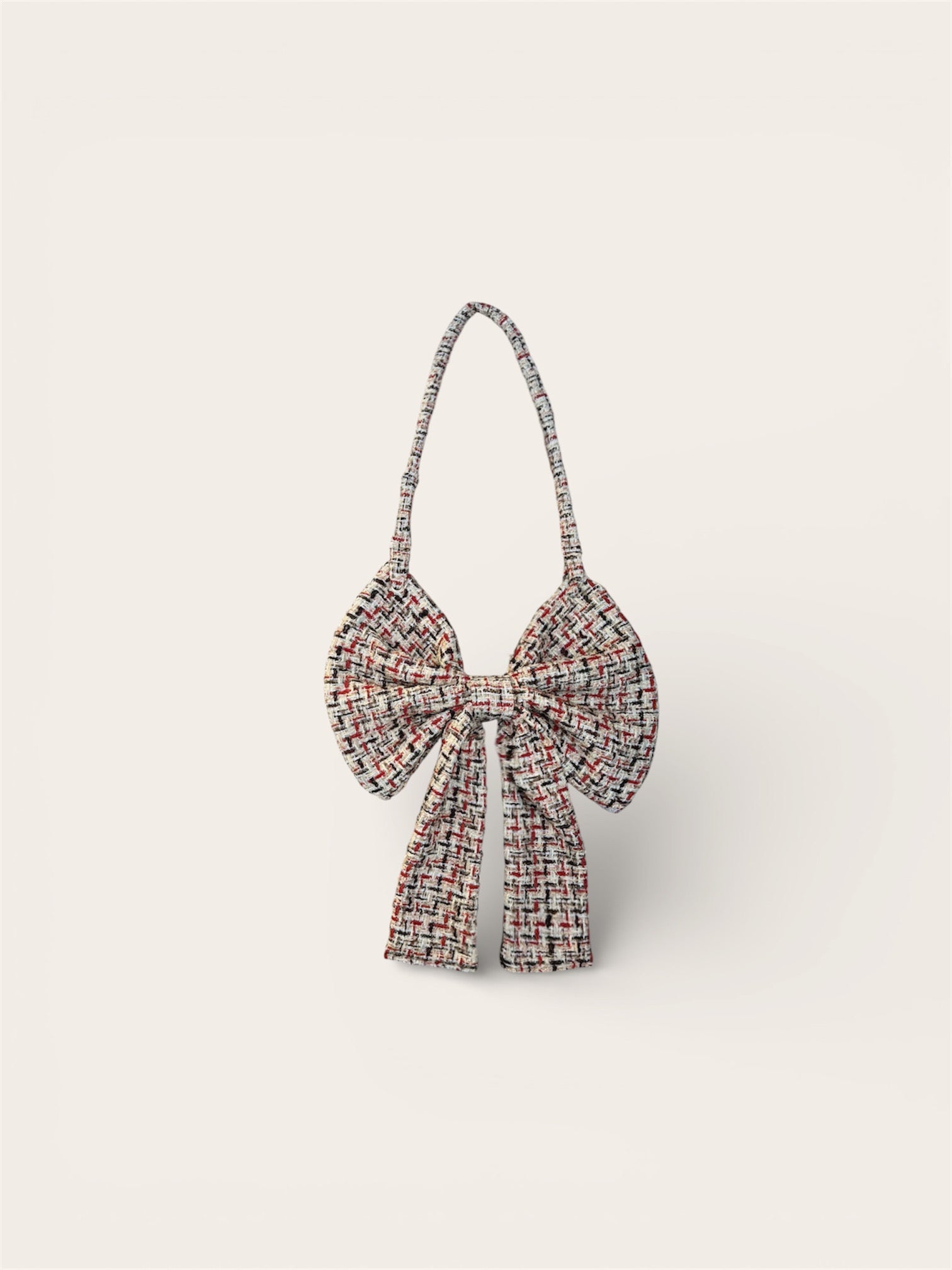 Crossbody Bow Tweed