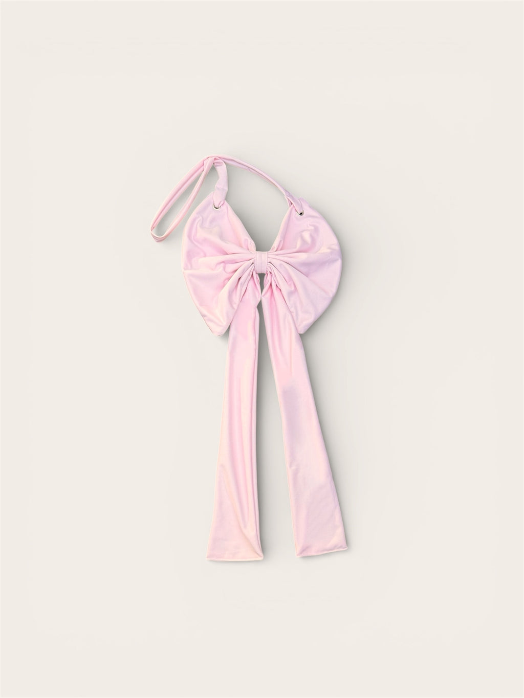 Crossbody Bow Baby Pink