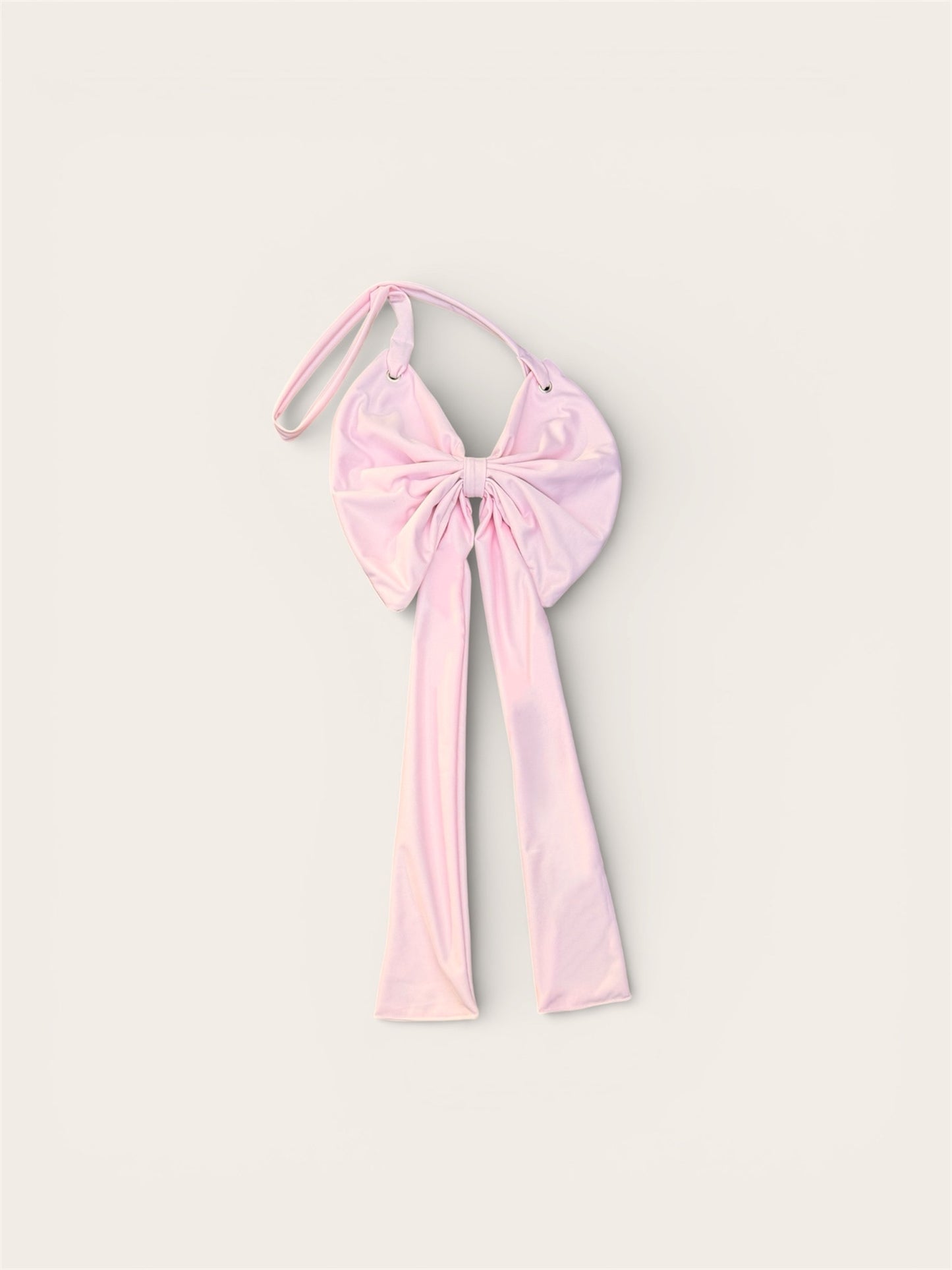 Crossbody Bow Baby Pink