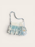 Nnea Clutch Pleated Azul