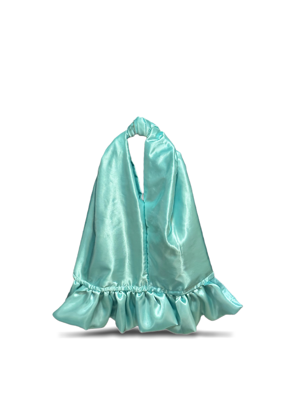 mala turquesa satin grande